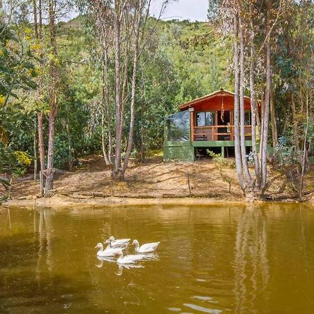 Cabana Tipo Glamping Savieza Life Experience Nemocon Exterior photo