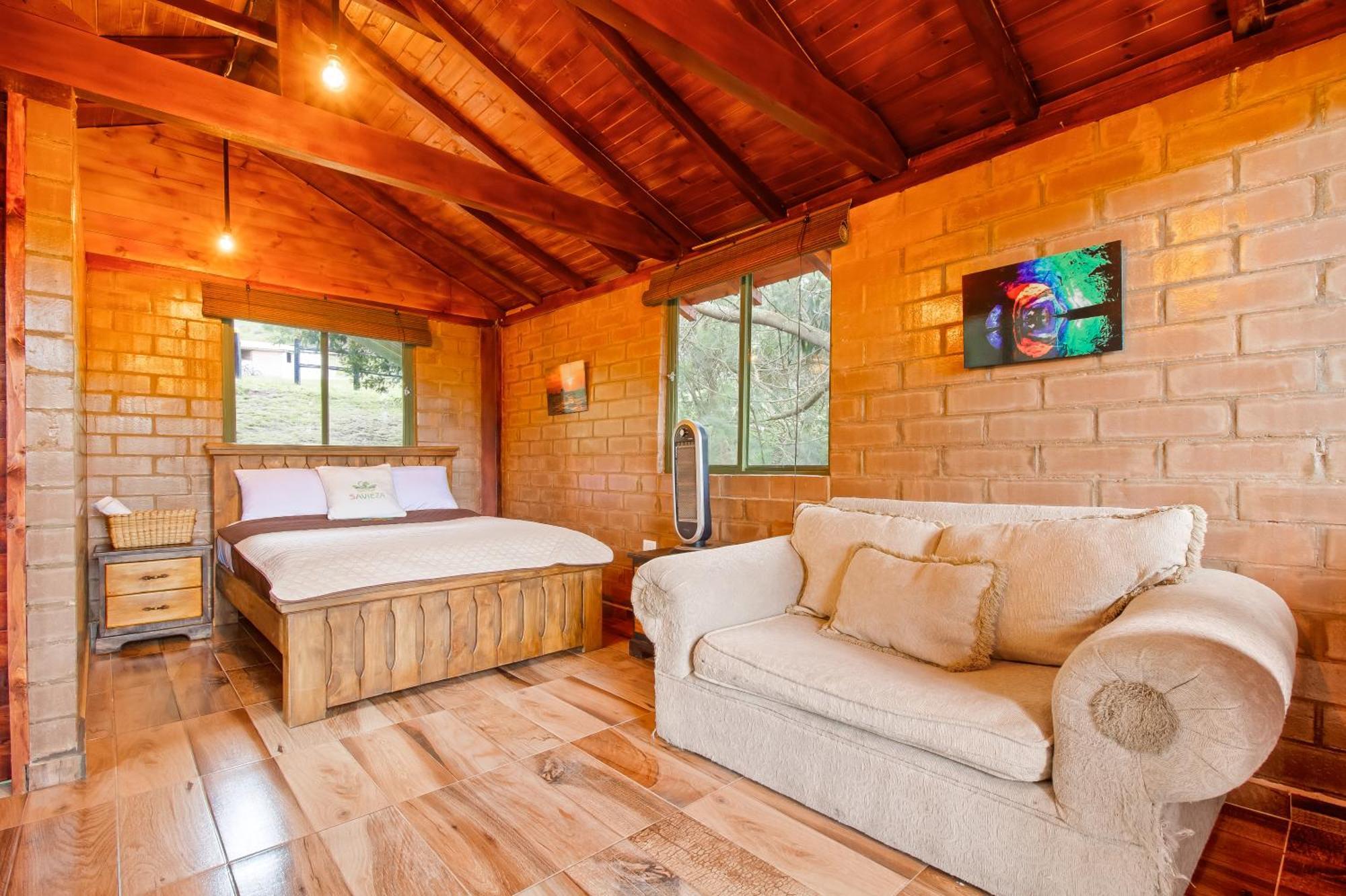Cabana Tipo Glamping Savieza Life Experience Nemocon Exterior photo